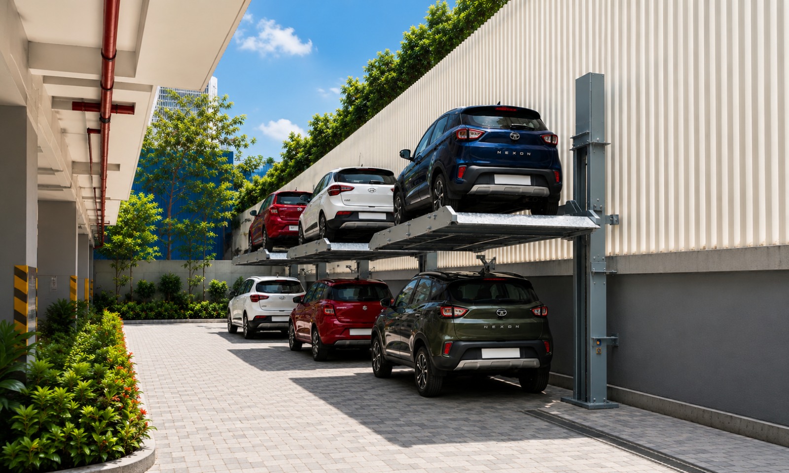 Cantilever Stack Parking